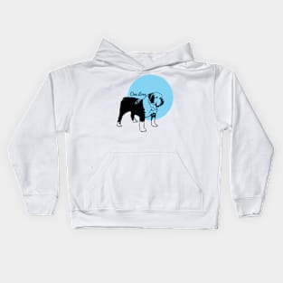 Just a One Love English Bulldog Kids Hoodie